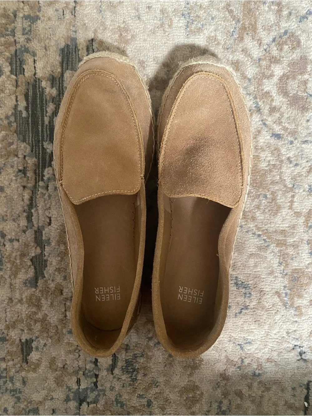 NWOT Eileen Fisher Lyla Sport Suede Espadrille-8